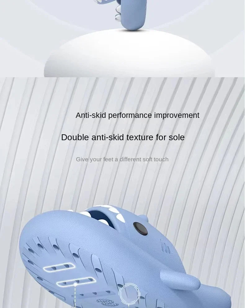 Cute Shark Slides | Non-Slip Summer Slippers for Everyone