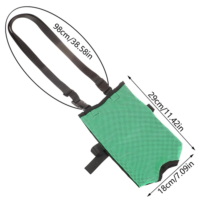 2000ml Adjustable Catheter Bag with Cover and Shoulder Strap