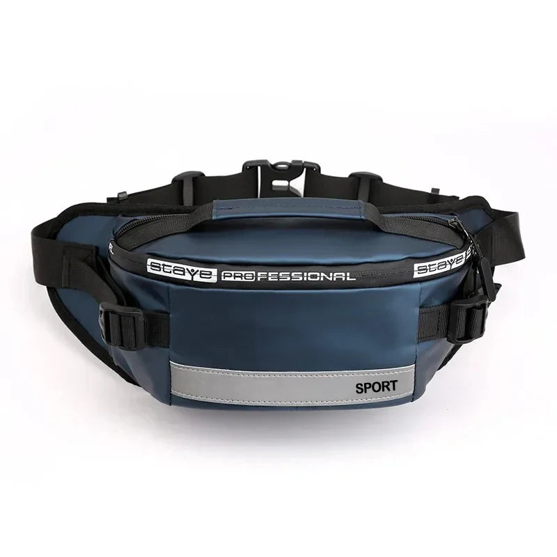 2024 Large Capacity Anti-theft Male Belt Close-Fitting Waist Bags Multi-Functional Shoulder Bag Men Nylon Fanny Chest Fanny Pack