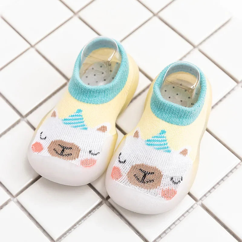 Kids Sock Shoes | Breathable Non-Slip Animal Print Toddler Shoes