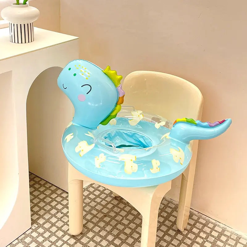 Baby Inflatable Dinosaur Swimming Ring | Fun Pool Float for Kids