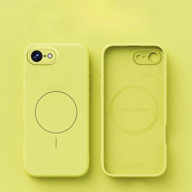 Liquid Soft Silicone MagSafe Magnetic Case for iPhone Models