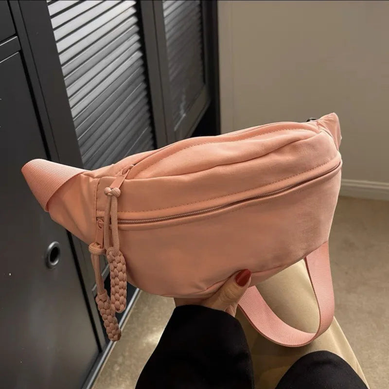 Large Capacity Women's Nylon Fanny Pack | Stylish Waist Bag
