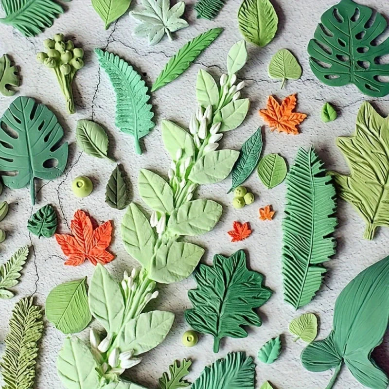 3D Silicone Leaves Mold | Perfect for DIY Crafting & Decorating