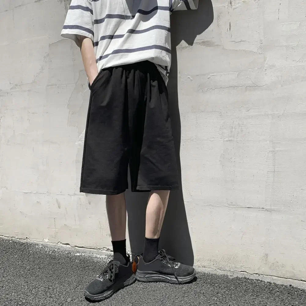 Men's Casual Baggy Sweatpants Shorts | Comfortable Knee-Length Joggers