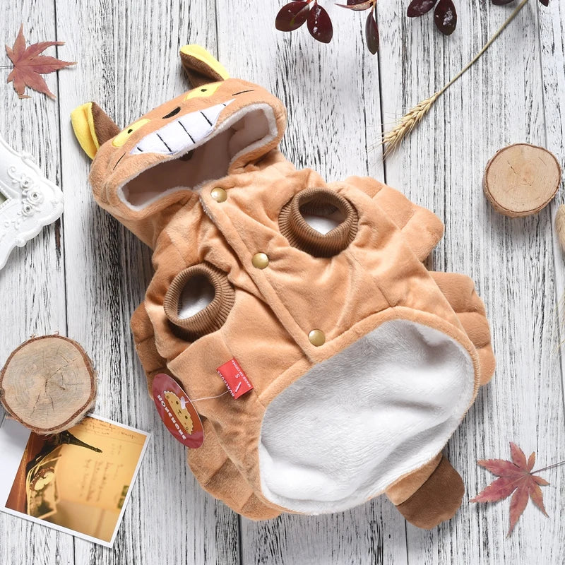 Warm Fleece Halloween Clothes for Small Dogs | Cozy Dog Jackets