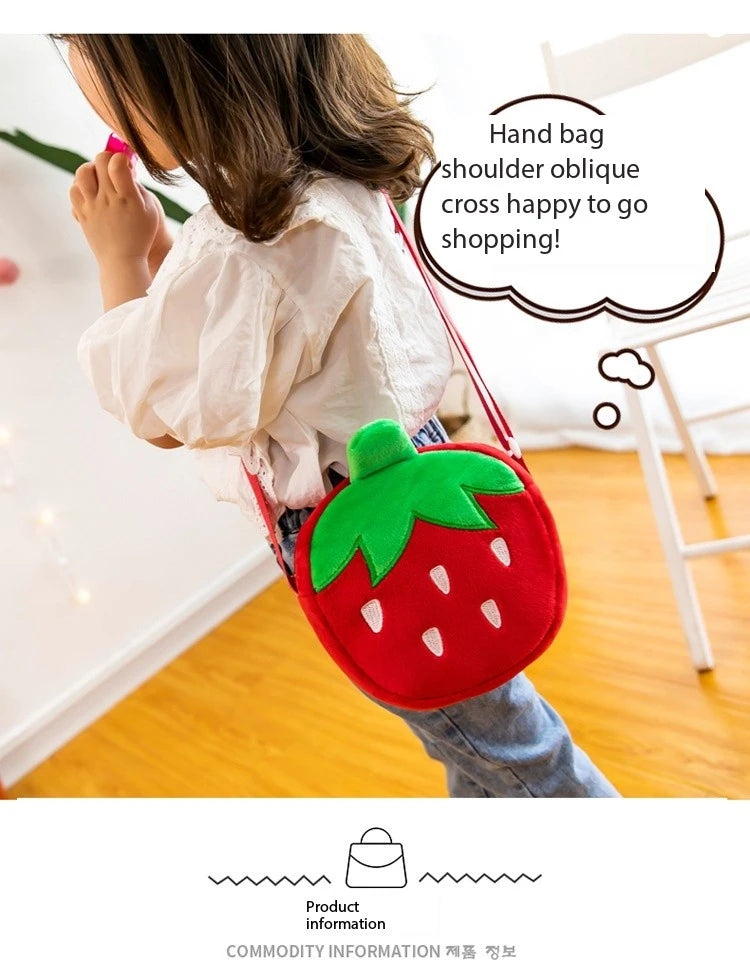 Cute Plush Baby Girls Coin Purse Handbags | Adorable Winter Bags