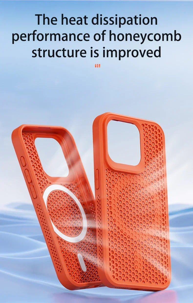 Cooling Heat Dissipation Phone Case | Magnetic Protection for iPhone