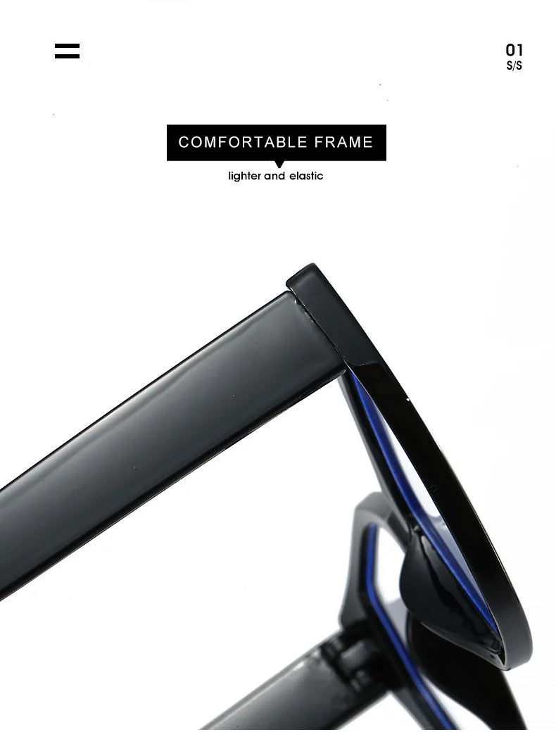 Stylish Myopia Prescription Glasses | Blue Light & Photochromic Lenses