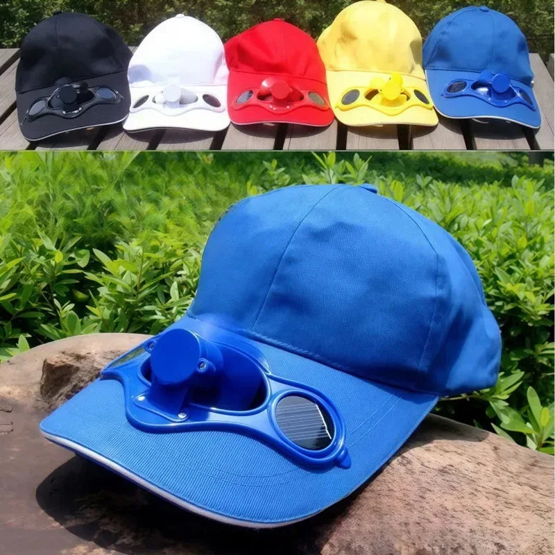 Solar Fan Cap | Lightweight UV Protection Baseball Hat for Summer