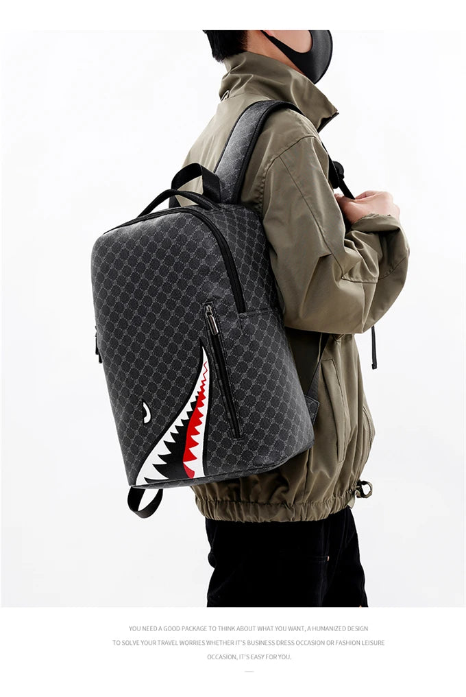 Multifunctional Leather Backpack for Men | Stylish Travel & Work Bag