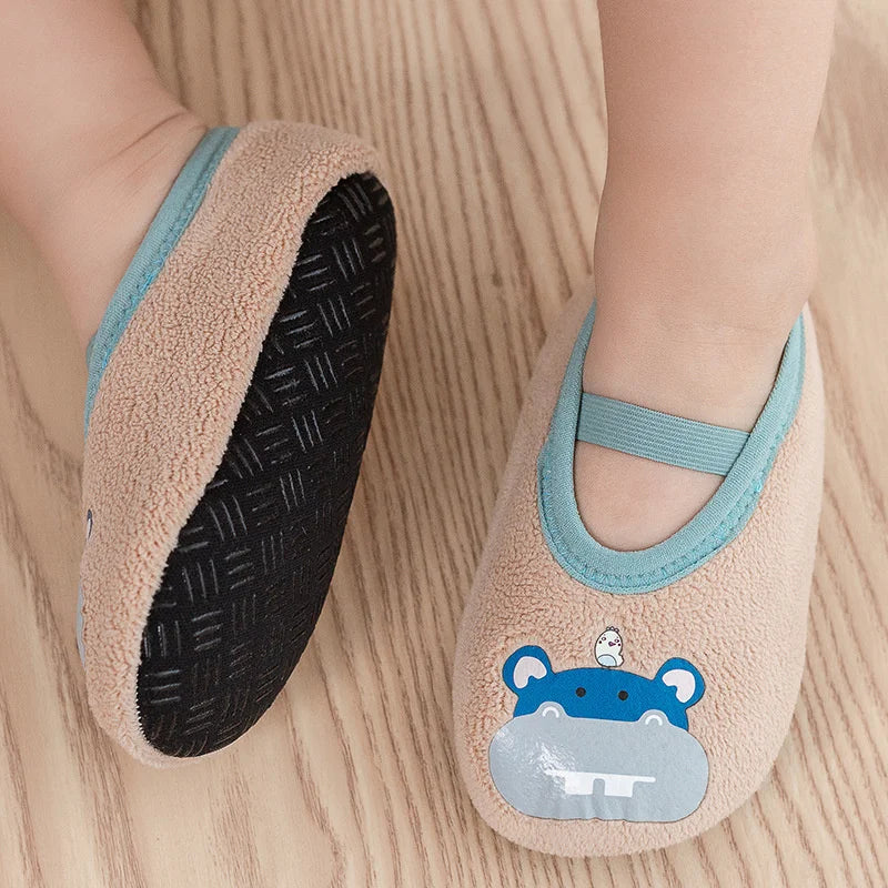 Newborn Anti-Slip Cartoon Shoes | Warm Winter Indoor Slippers
