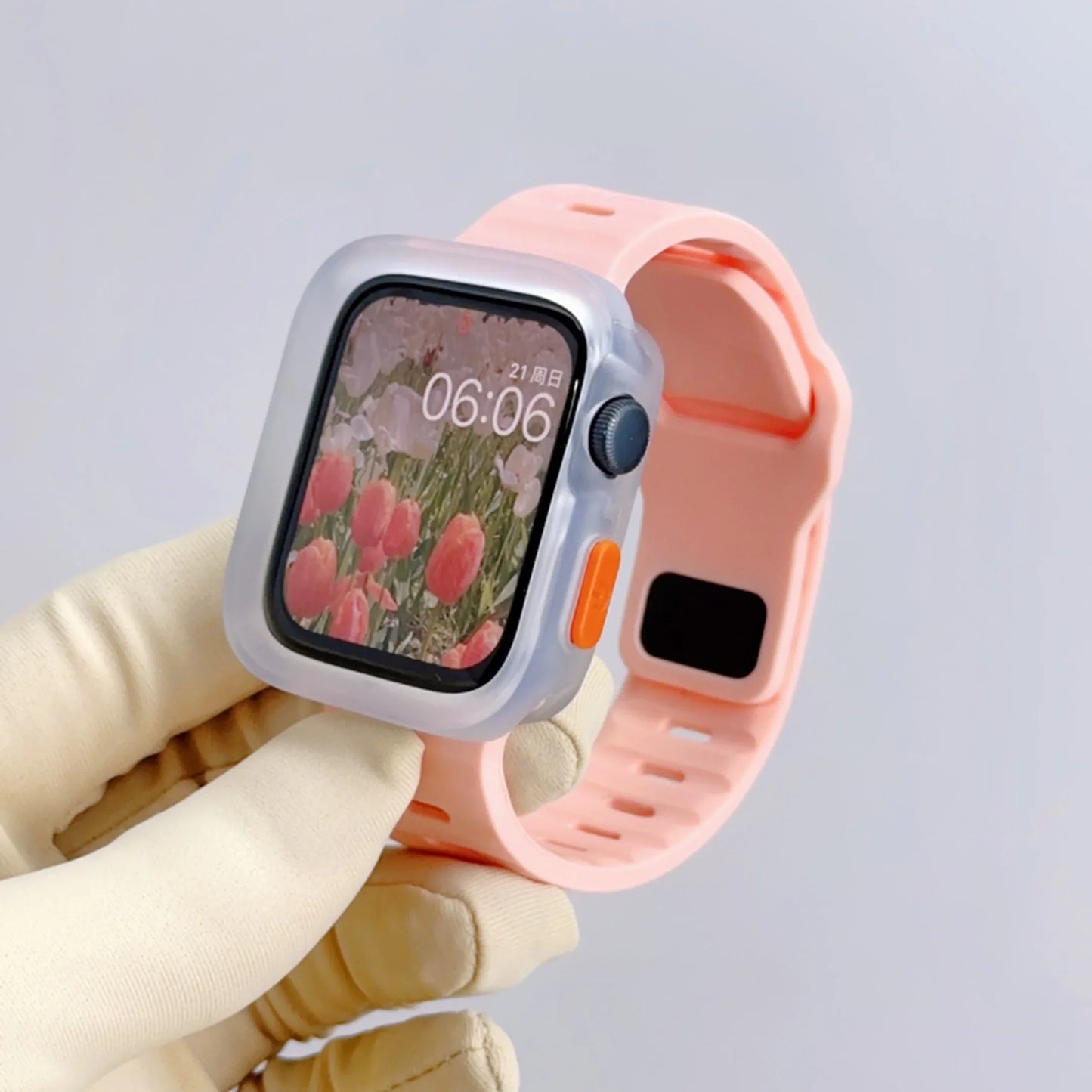 Candy Silicone Case & Strap for All Apple Watch Sizes
