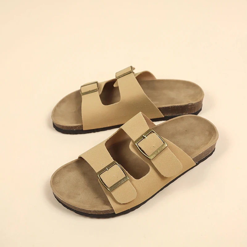Women's Stylish Flat Beach Sandals | Comfortable Outdoor Slippers