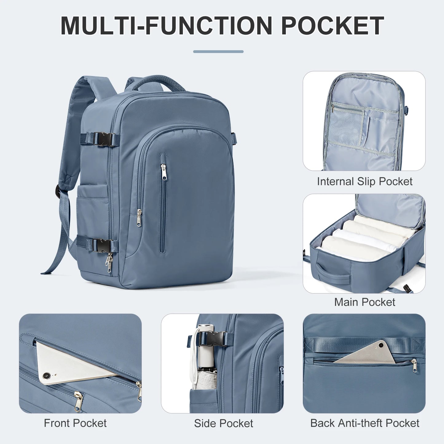 Large Capacity Travel Backpack for Men & Women | Versatile Carry-On