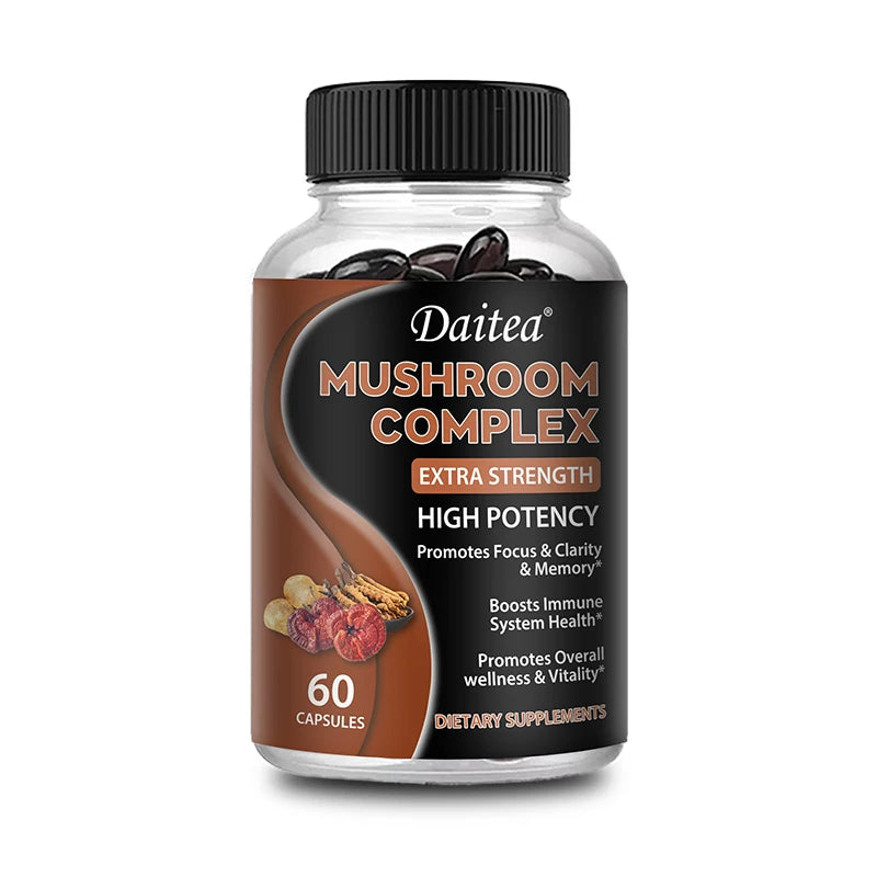 Brain Boosting Mushroom Capsules | Memory & Focus Supplement