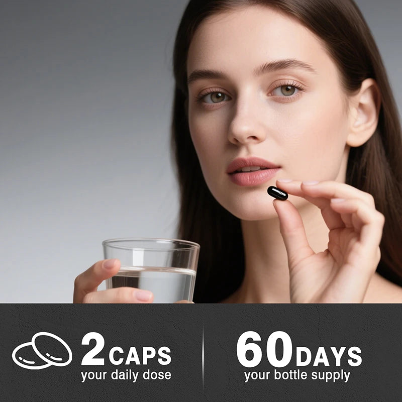 Premium Black Seed Oil Capsules | Immune Health & Wellness Support