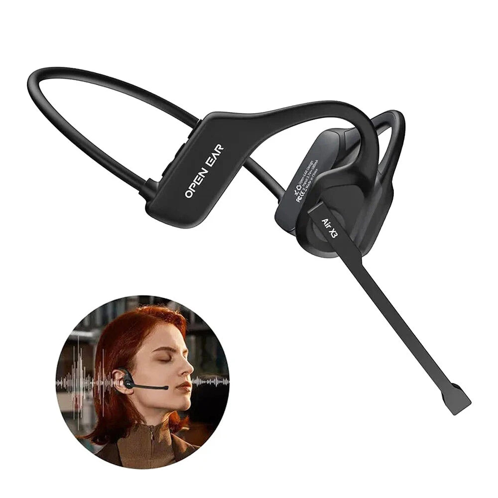 Bluetooth 5.3 Waterproof Open Ear Sports Headphones | Wireless Comfort
