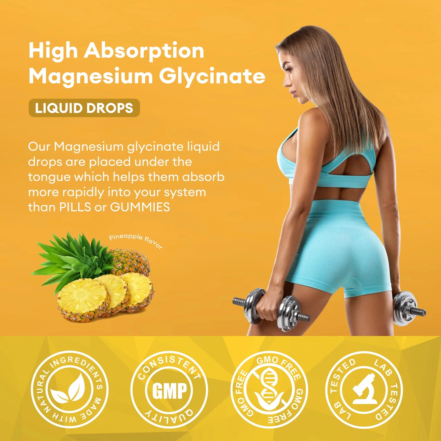 Magnesium Glycinate Drops for Relaxation & Mood Support