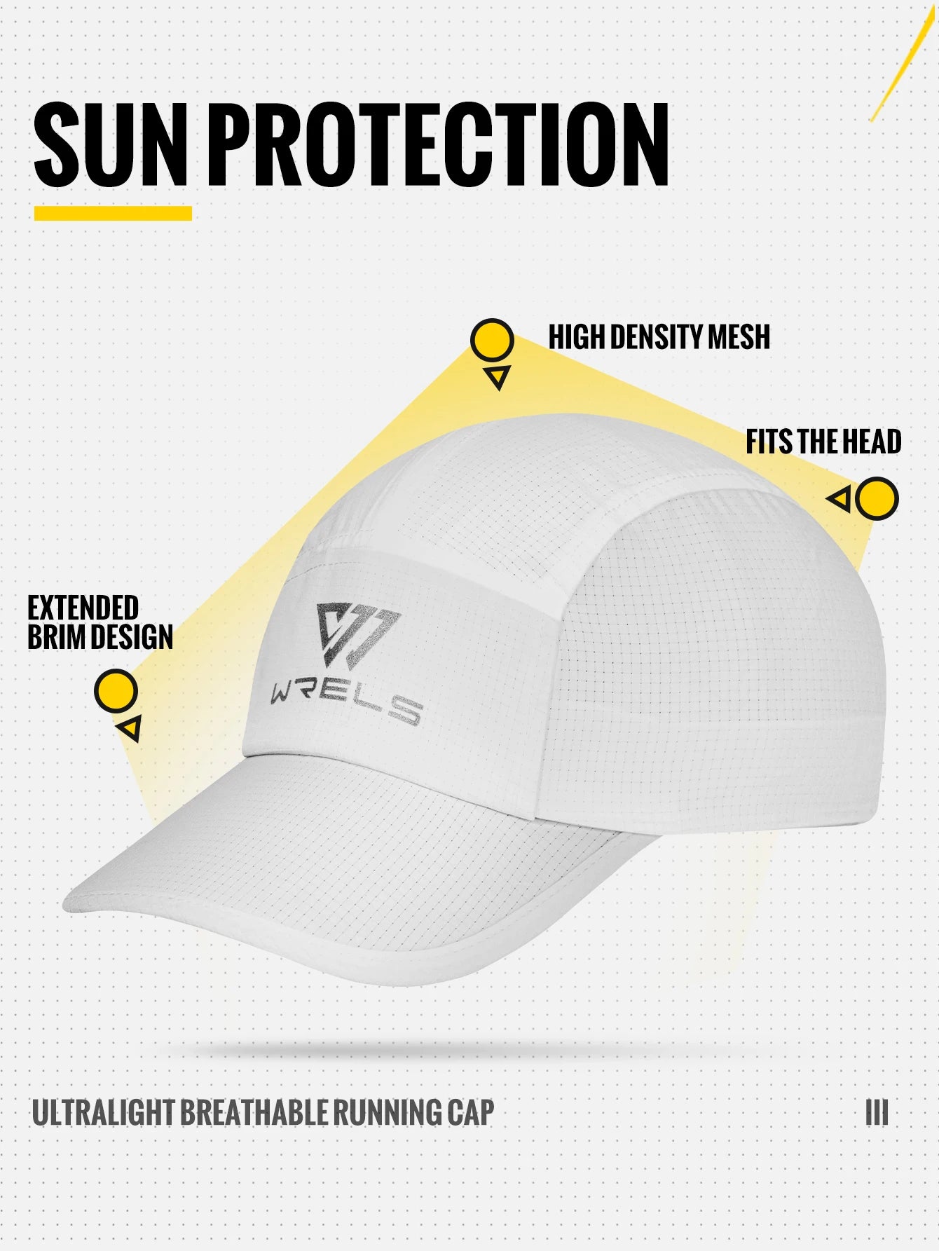 Lightweight Breathable Running Cap | Quick Dry UV Protection Hat