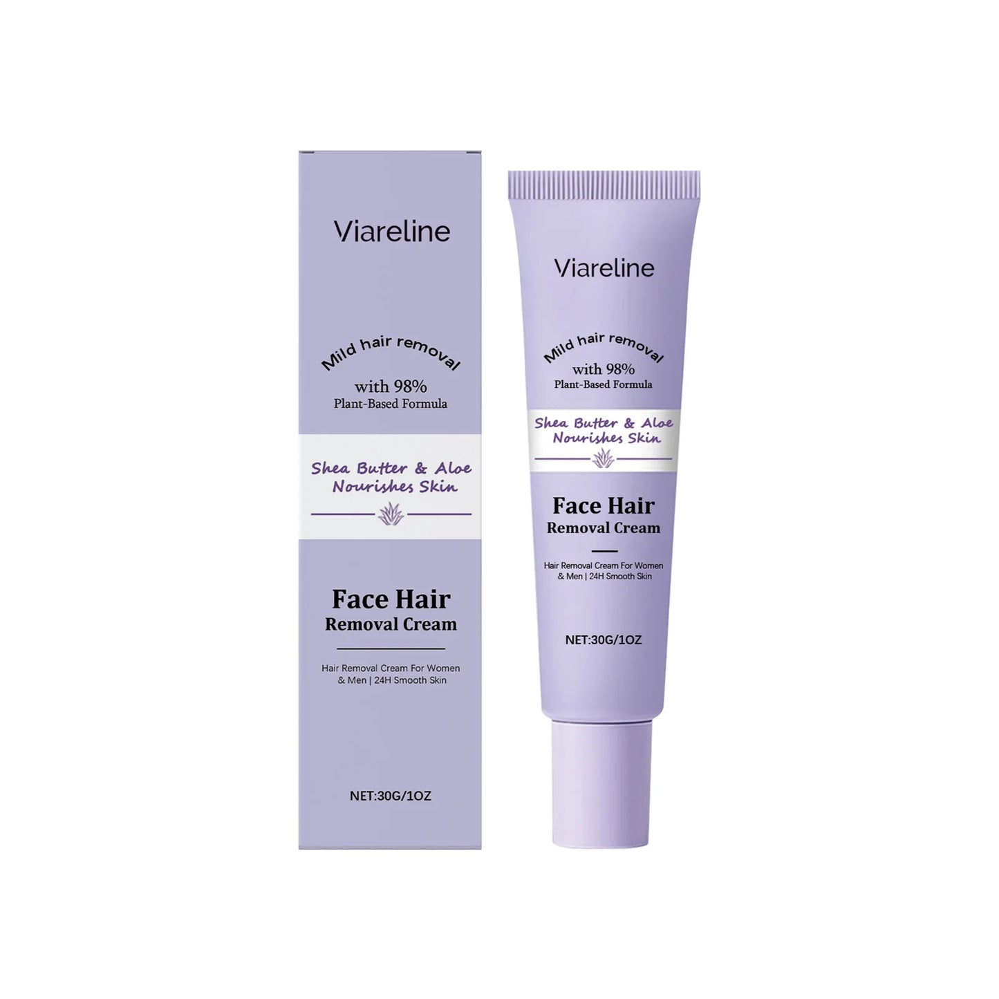 Gentle Facial Hair Removal Cream | Painless Skin Care Solution