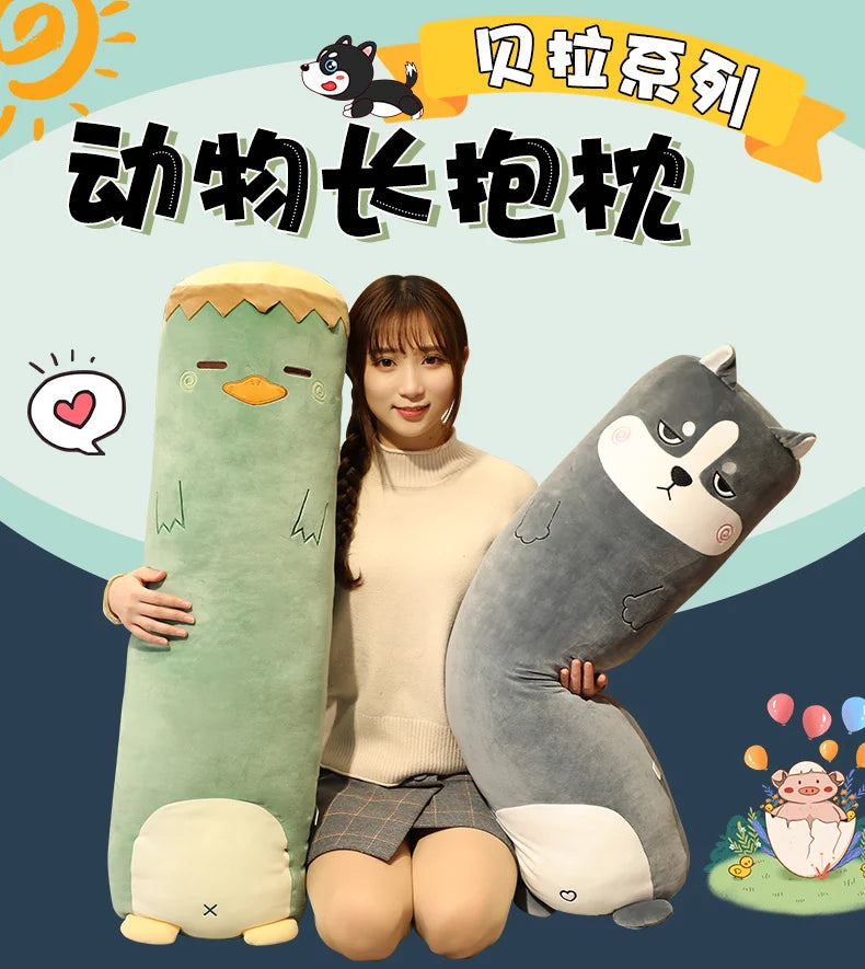 Adorable Cartoon Animal Plush Pillows | Perfect Gift for Girls