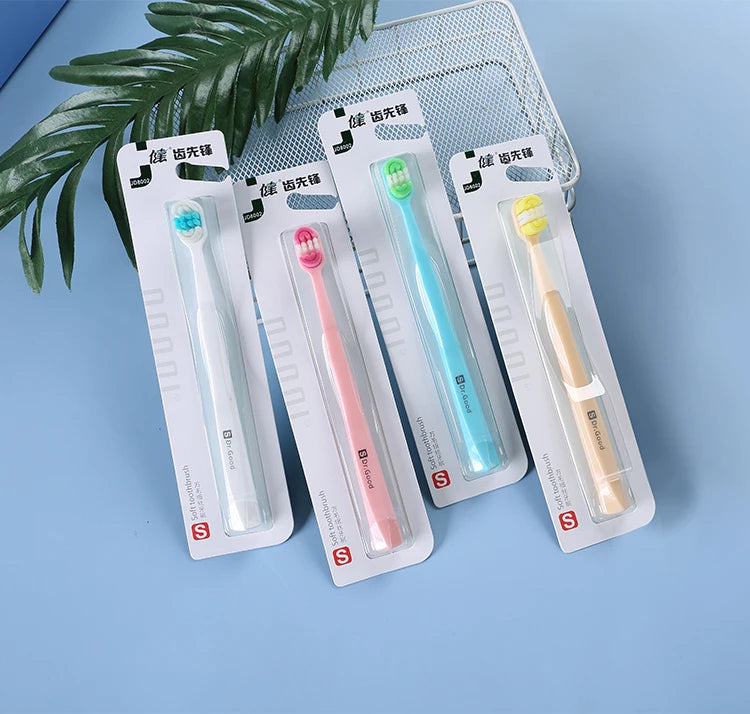 4 Soft Bristled Toothbrushes | Enhanced Oral Hygiene for Adults