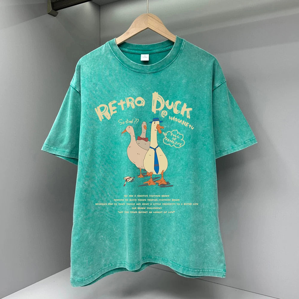Men's Retro Cartoon Graphic T-Shirt | Stylish Summer Wear