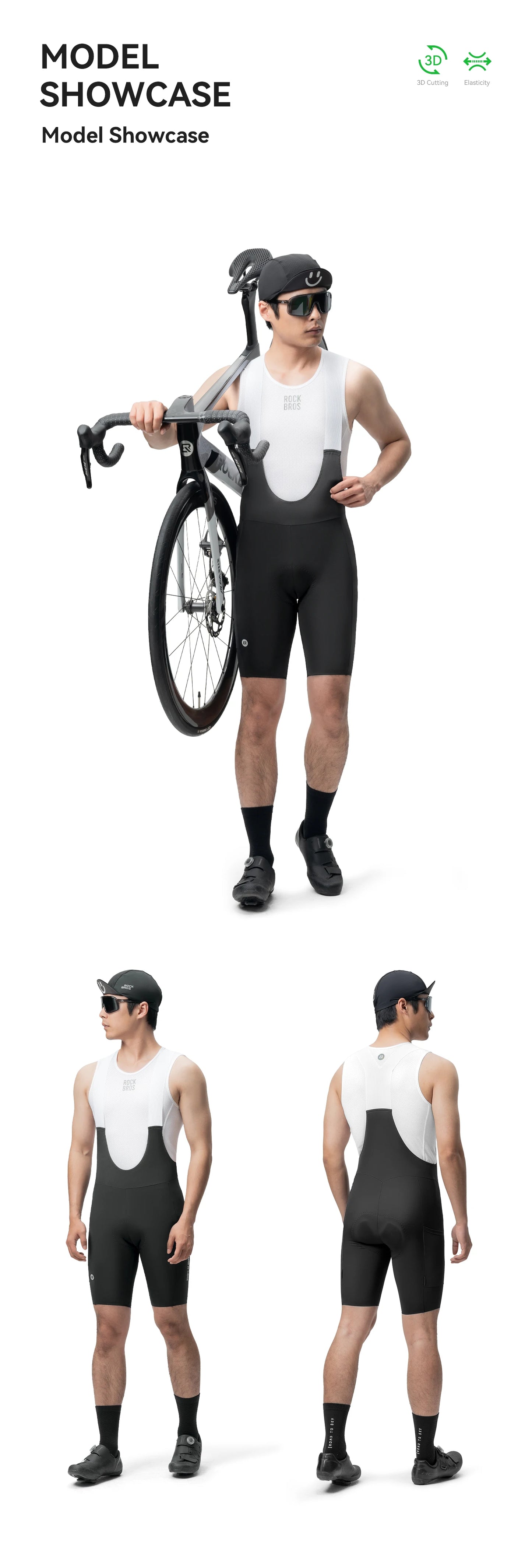 Breathable Cycling Bib Shorts for Men & Women | Padded Comfort