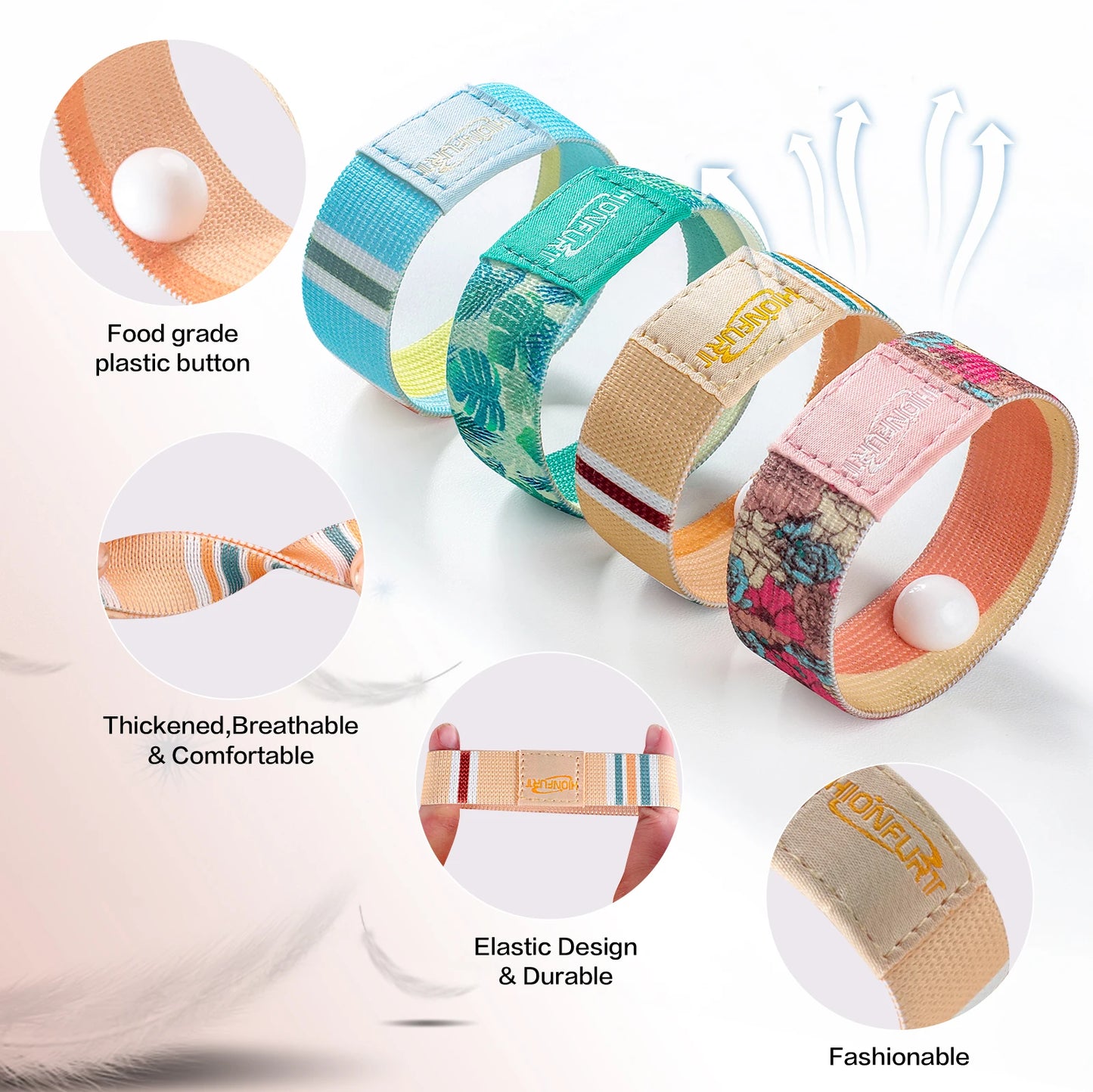 Acupressure Wristbands for Motion & Morning Sickness Relief