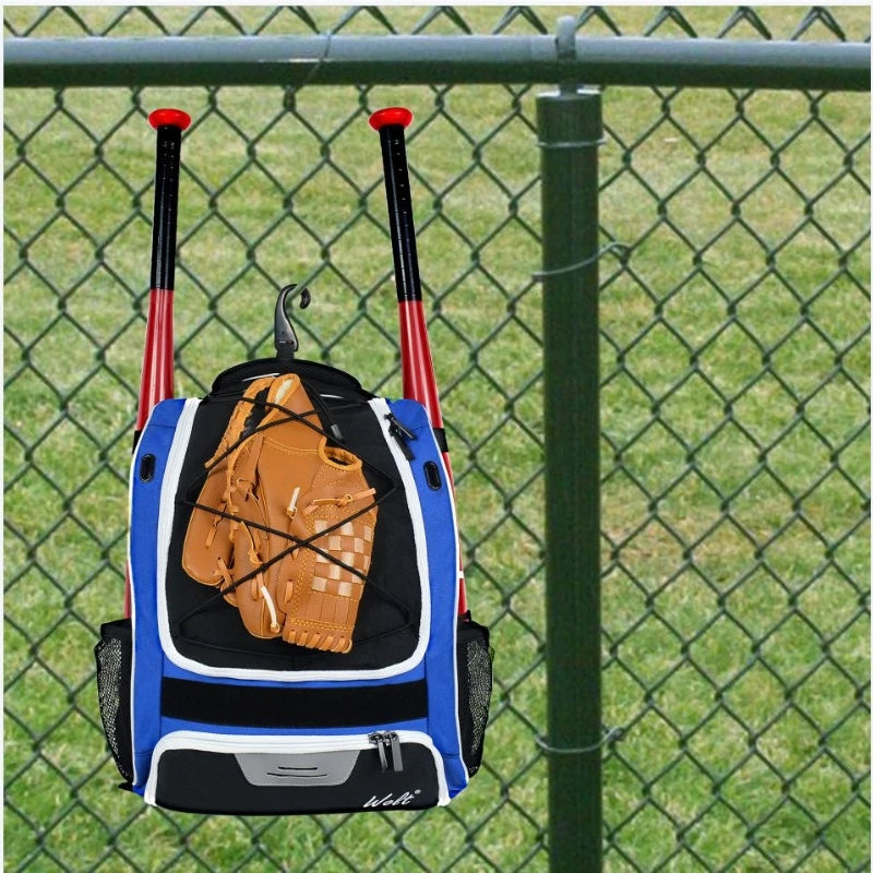 Baseball Softball Backpack | Large Capacity Sports Bag with Shoe Compartment