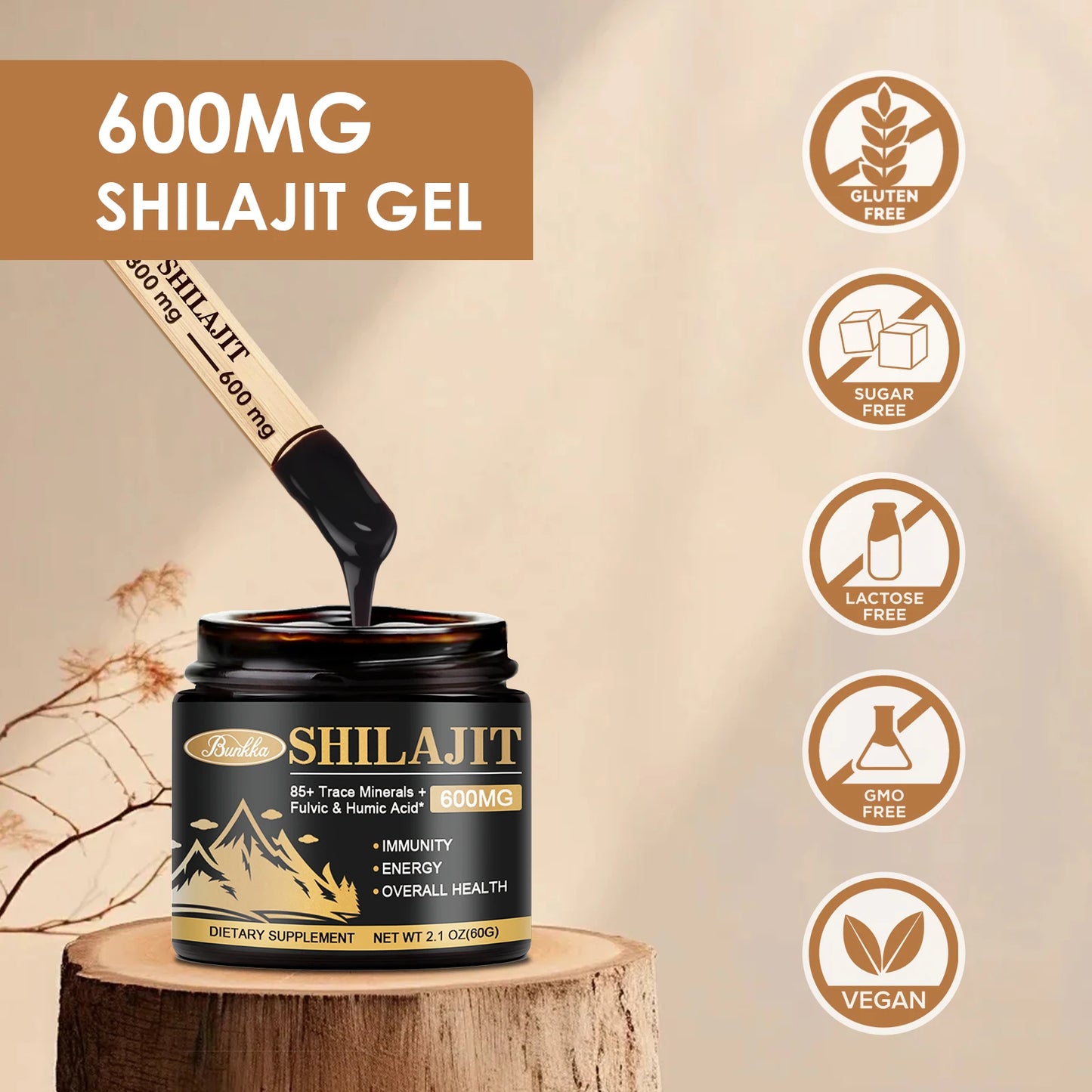 100% Pure Organic Shilajit Resin | Boost Physical Health