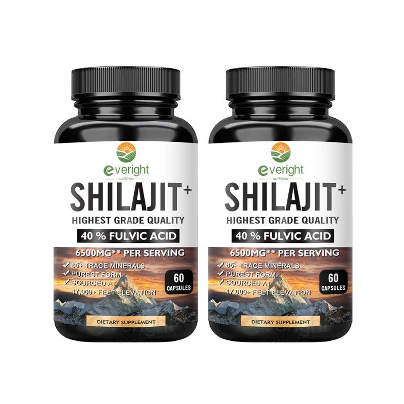 Shilajit Capsules 6500mg | Energy, Muscle Strength & Immunity Support
