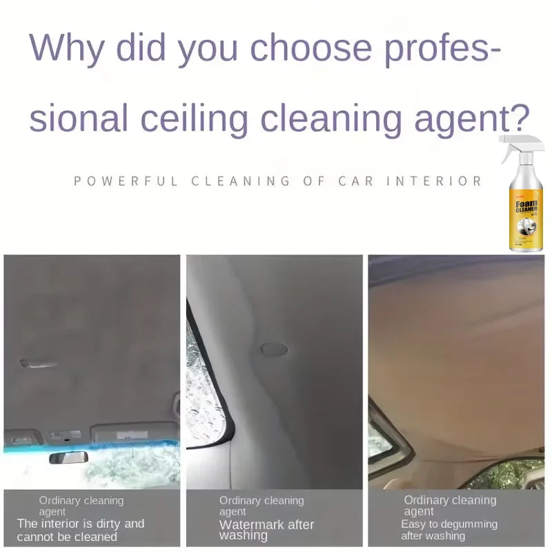 Powerful Multifunctional Car Upholstery Cleaner | Waterless Wash