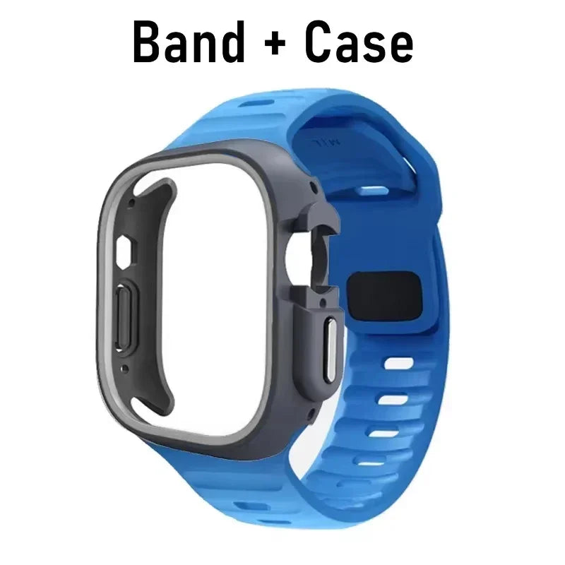 Versatile TPU Case & Silicone Strap for Smartwatches
