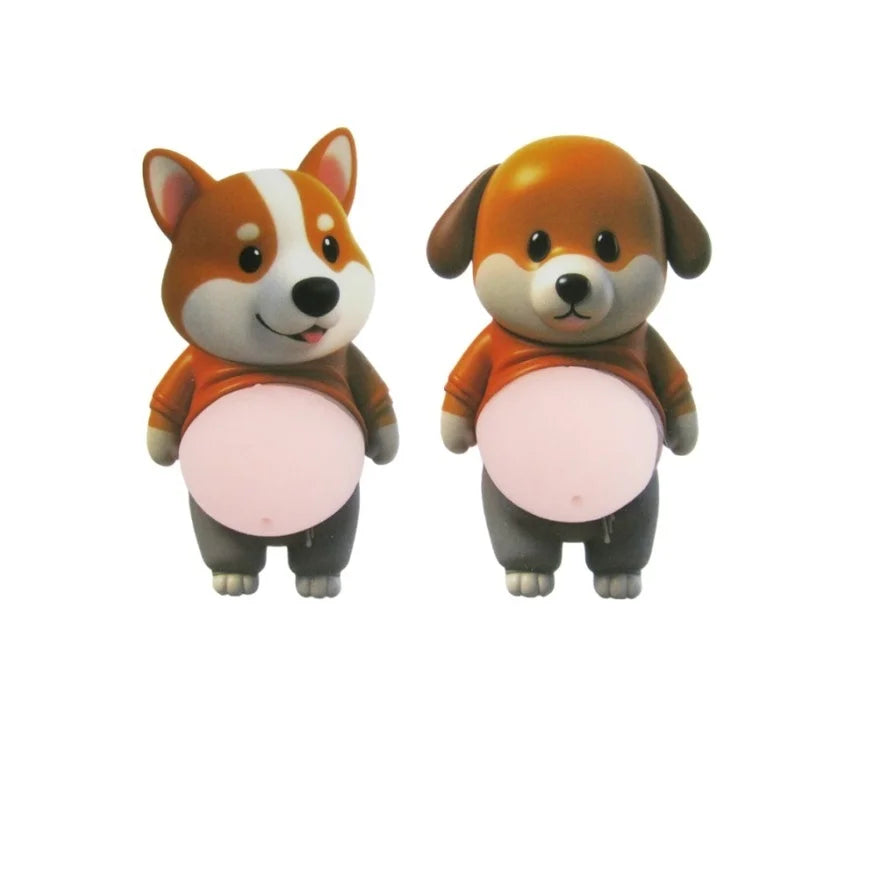 3D Shiba Inu Stickers | Cute Chubby Self-Adhesive Dog Decor