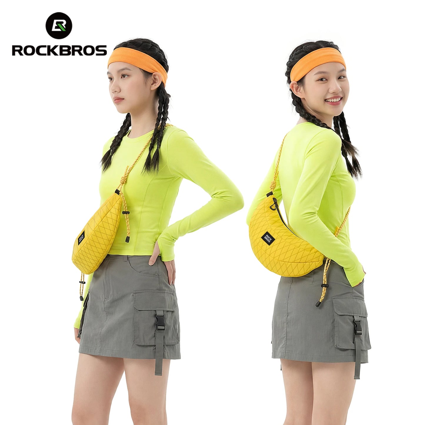 Outdoor Bicycle Bag | 1.8L Banana Shape Bike Bag with Strap