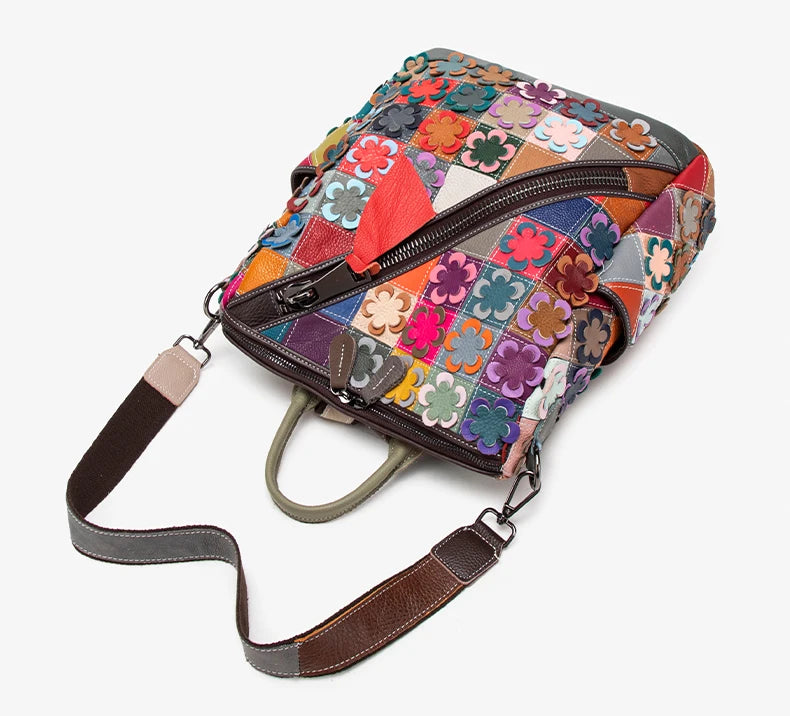 Stylish Leather Travel Backpack for Women | Versatile & Chic