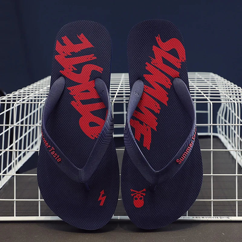 Men's Comfortable Flip Flops | Casual Beach Slides for Summer