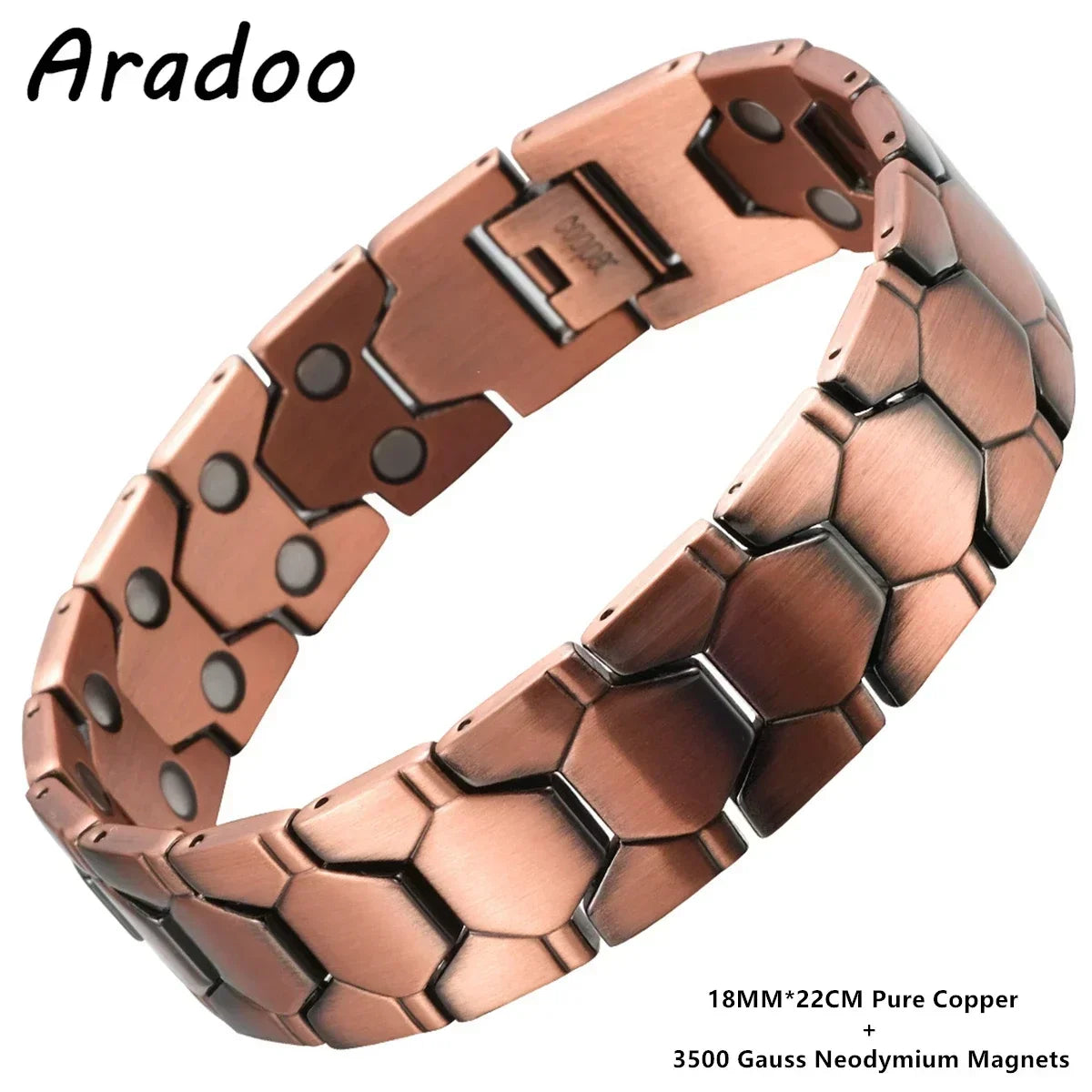 Magnetic Pure Copper Men's Bracelet | Stylish Health Benefits