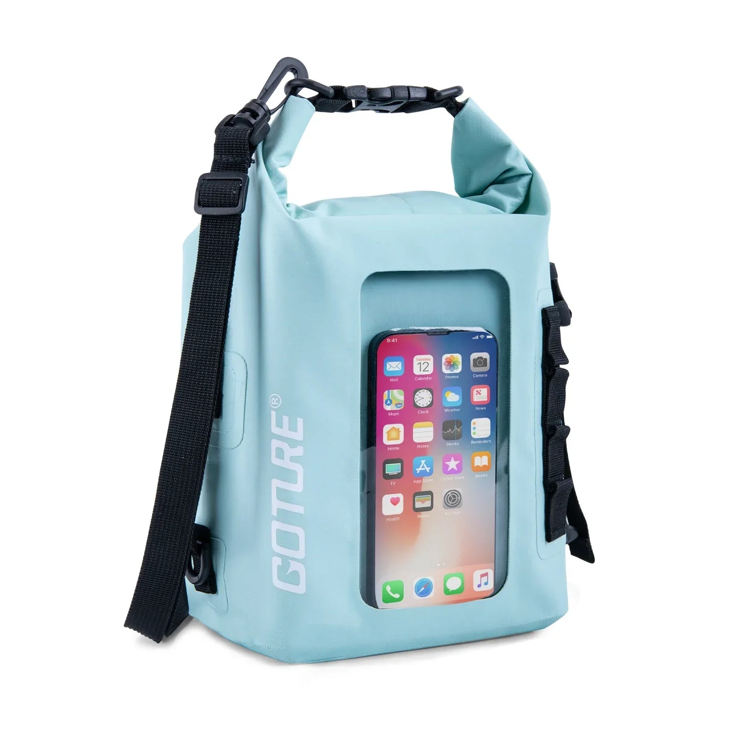 5L Waterproof Dry Sack with Touchscreen Phone Pouch | Ideal for Adventure