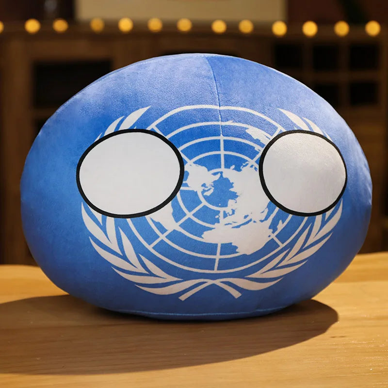 Country Ball Plushies - Fun Stuffed Dolls for All Ages