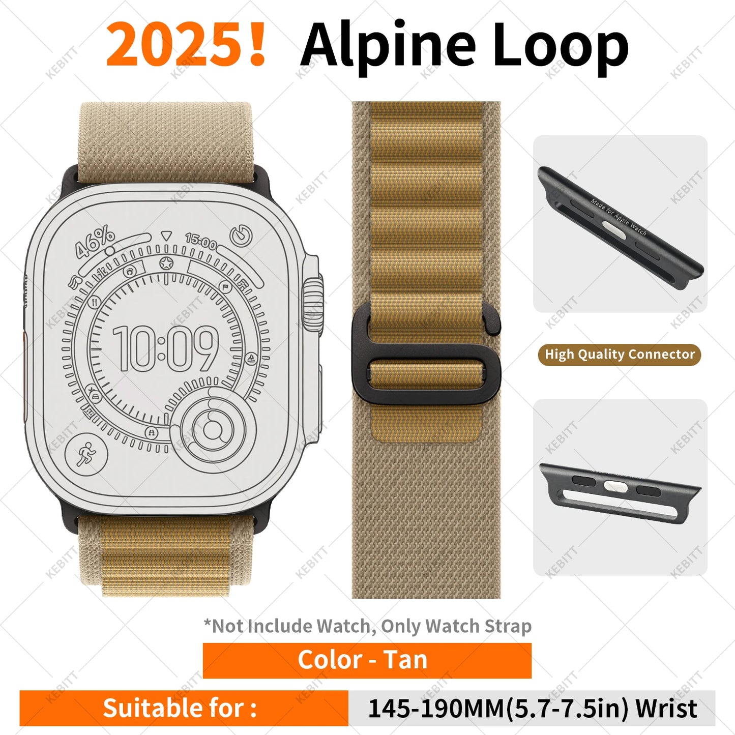 High-Quality Nylon Strap Alpine Loop for Smartwatch | Comfort & Style