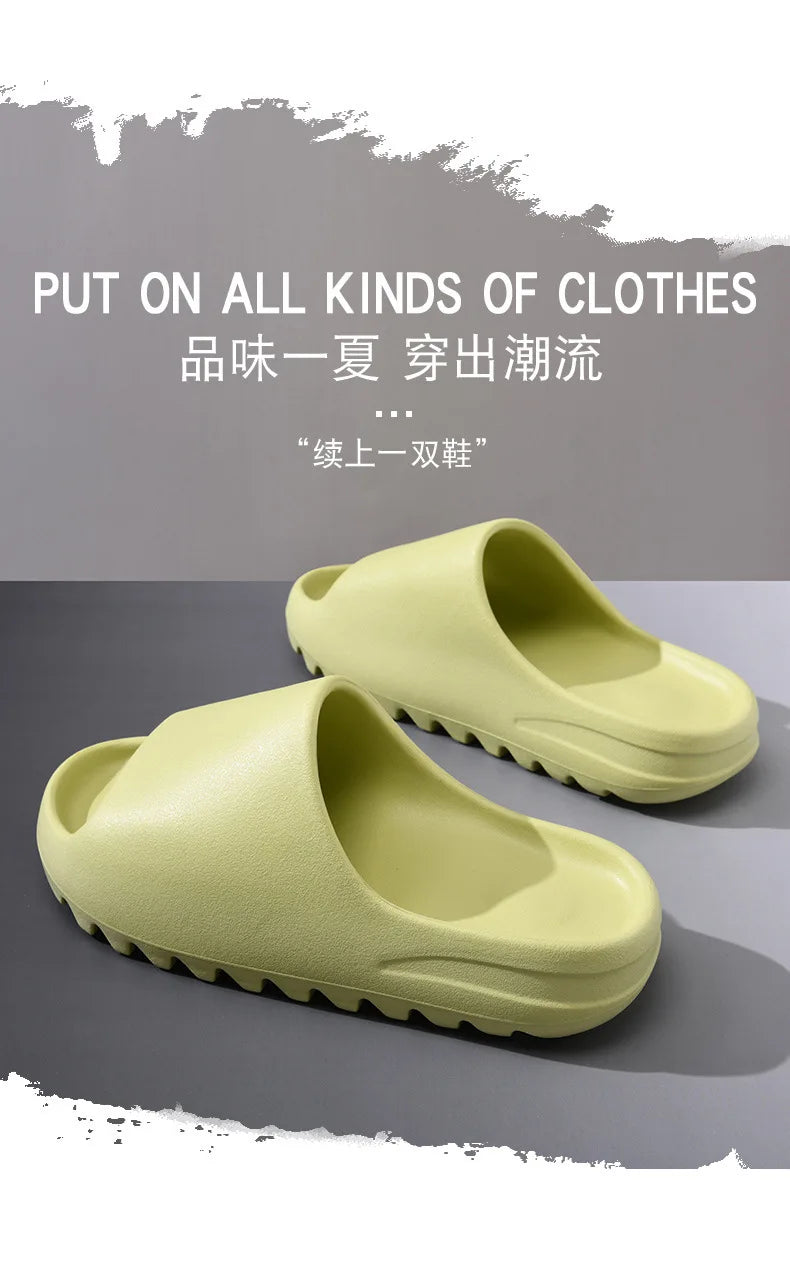Cloud Thick-Soled Coconut Slippers | Soft Summer Beach Sandals