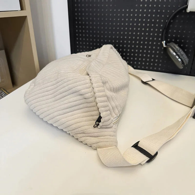 Large Capacity Casual Waist Bag | Stylish Crossbody Phone Purse