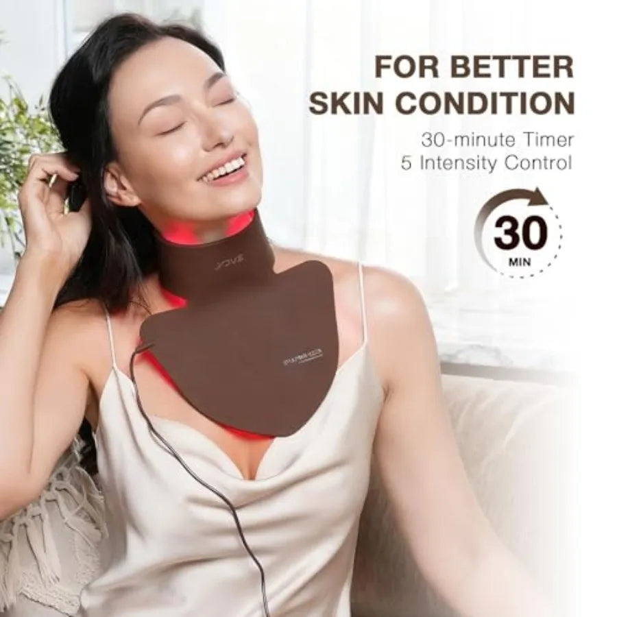 Red Light Therapy Mask for Neck and Chest | Anti-Aging Device