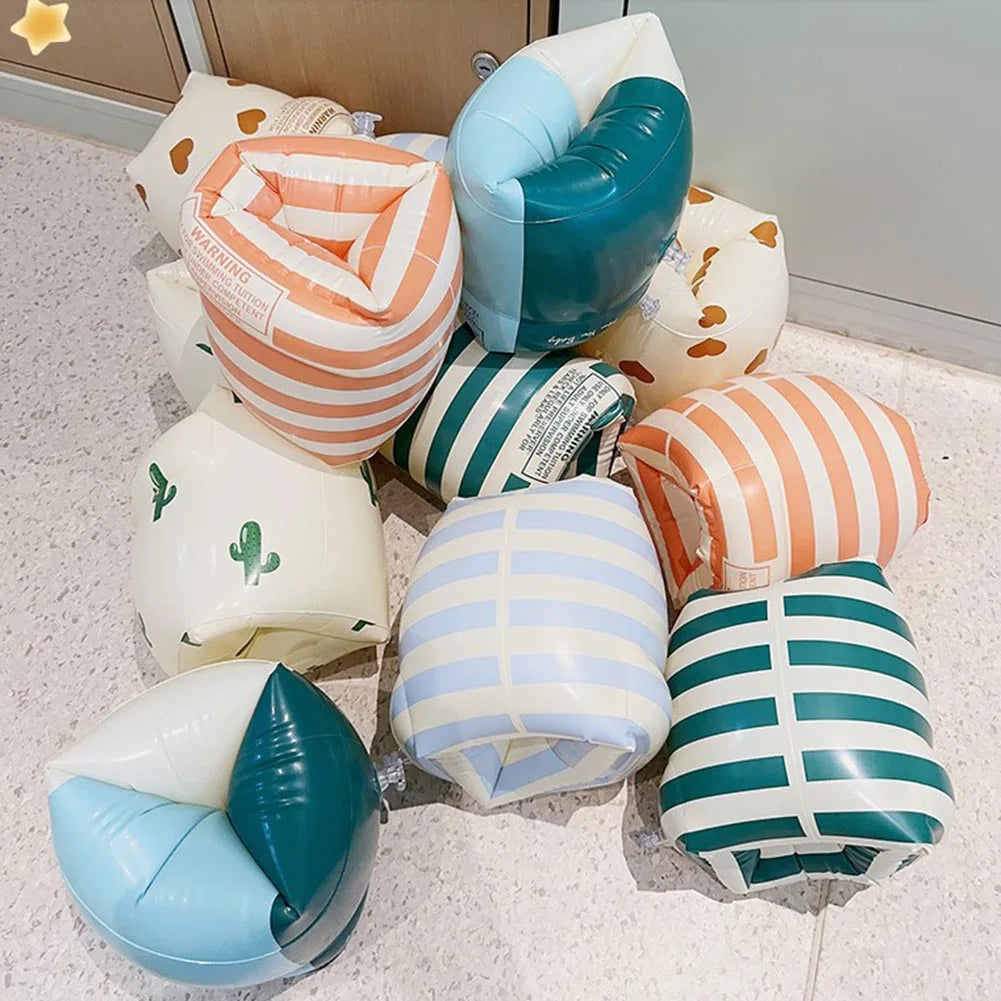 Inflatable Arm Floaters for Kids and Adults | Pool Safety Gear