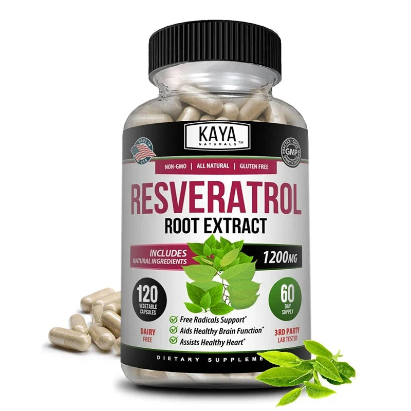 Resveratrol Capsules | Antioxidant Support for Health & Wellness
