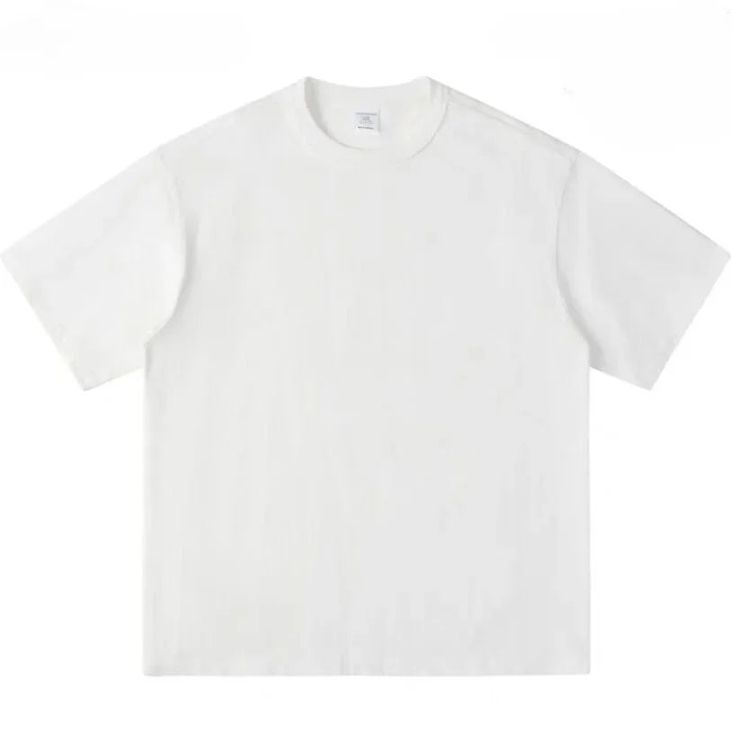 Men's Oversized Heavyweight T-Shirt | Casual Solid Color Tee