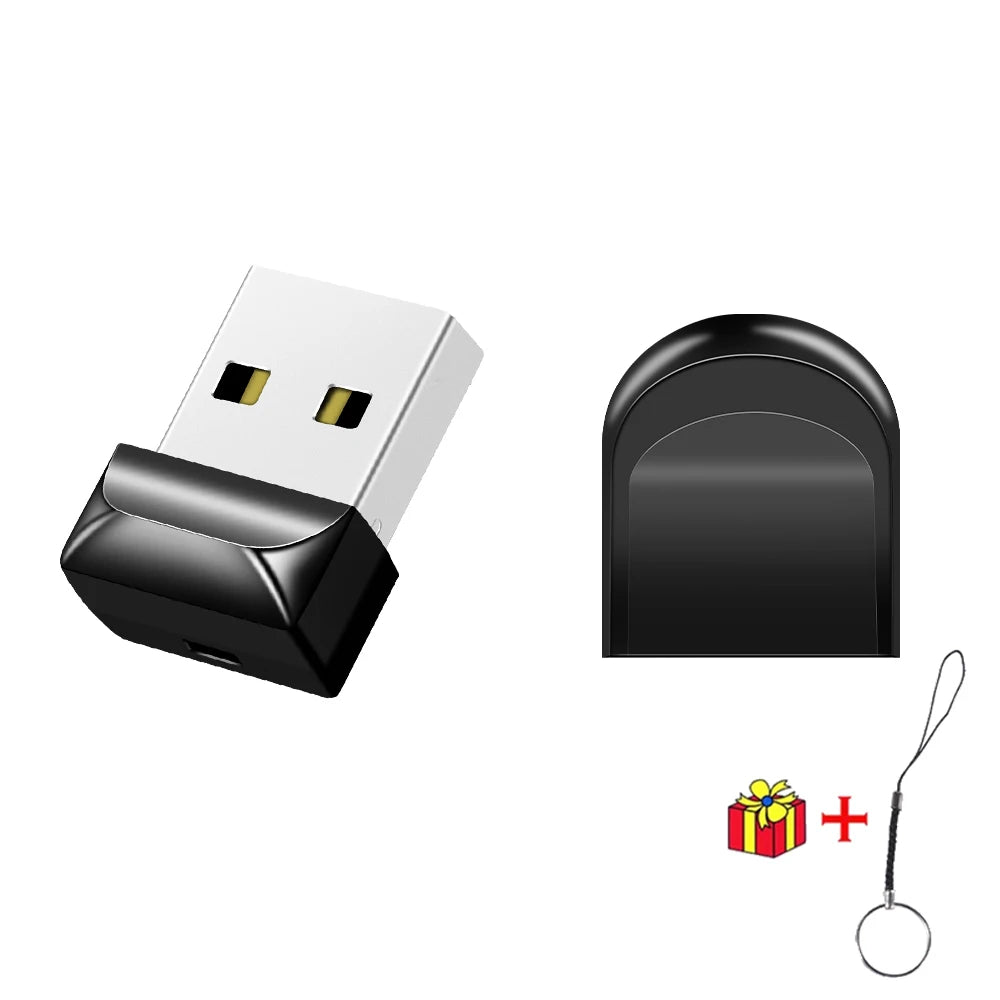 Mini USB Flash Drive 128GB | Ultra Compact Pen Drive & Gift